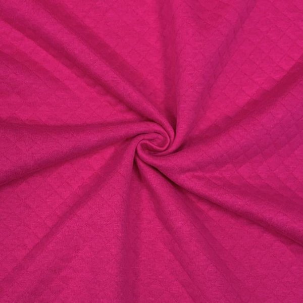 RESTSTÜCK 0,30m !!! - Stepper - Cotton Diamond - fuchsia
