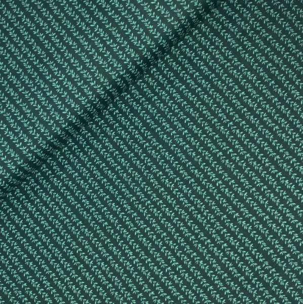 RESTSTÜCK 0,80m !!! - Baumwolle - Strawberry Fields Laurel Stripe - Hunter - by Rifle Paper Co.