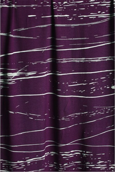 Viskosejersey mit LENZING™ ECOVERO™ Fasern - Stray Lines - plum - Saja - mind the Maker