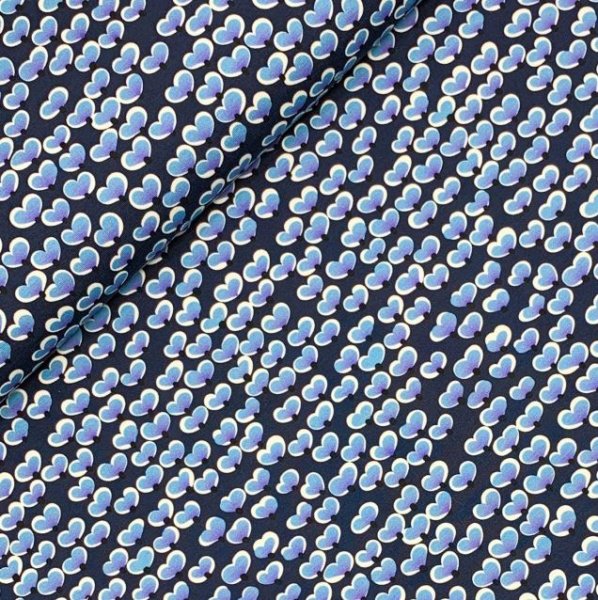 Bio Sweat - Strew Flowers - Col. 04 blue - Glory - Hamburger Liebe - Albstoffe