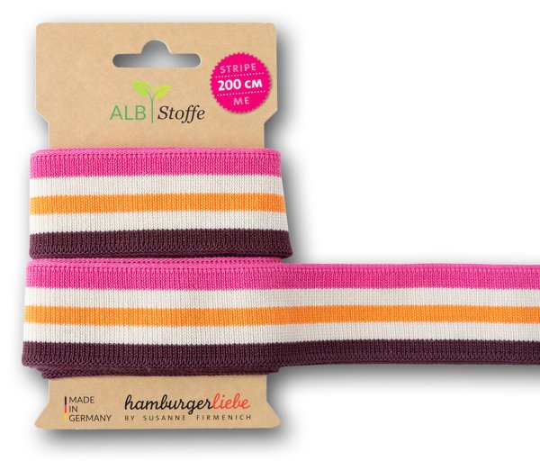 Bio Stripe Me - College Col. 84 - Bloom - Hamburger Liebe