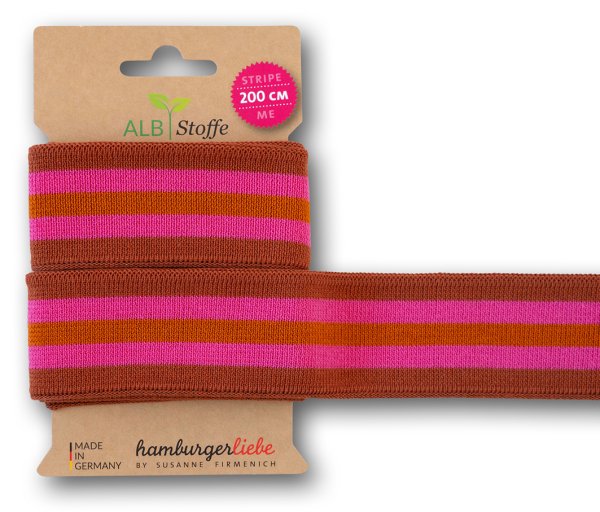 Bio Stripe Me - College Col. 70 - Plain Stitches - Hamburger Liebe - Albstoffe