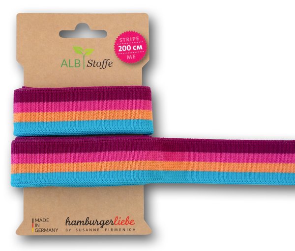Bio Stripe Me - College Col. 66 - Plain Stitches - Hamburger Liebe - Albstoffe