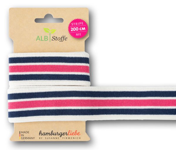 Bio Stripe Me - College Col. 86 - Sweet Home - Hamburger Liebe