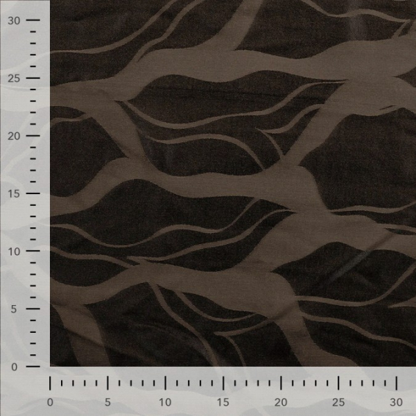 Doubleface Viskose Gemisch - Stripes - brown