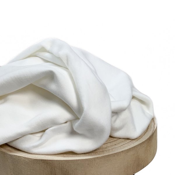 RESTSTÜCK 0,60m !!! - Sweat - brushed - uni - offwhite