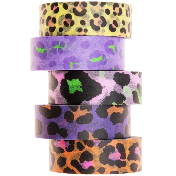 Paper Poetry Tape Set 5teilig - Acid Leo - Rico Design