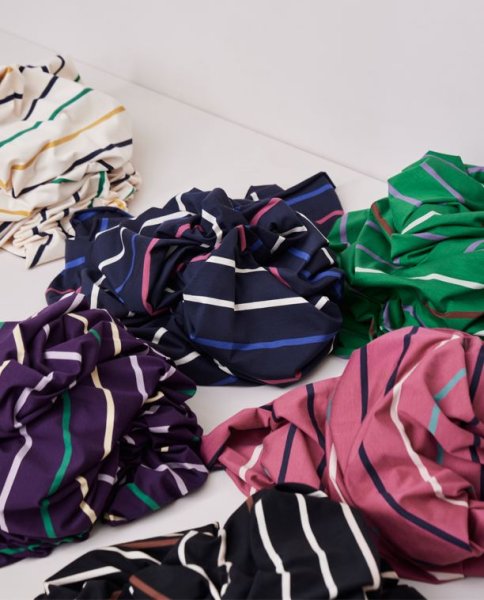 RESTSTÜCK 1,50m !!! - Nova Stripe mit TENCEL™ Modal - purple night - meetMilk
