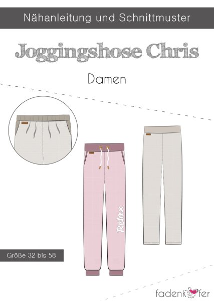 Papierschnittmuster - Jogginghose Chris - Damen - Fadenkäfer