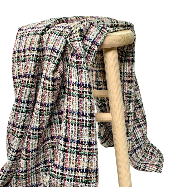 RESTSTÜCK 1,50m !!! - Tweed Bouclé - Jasmin - mint