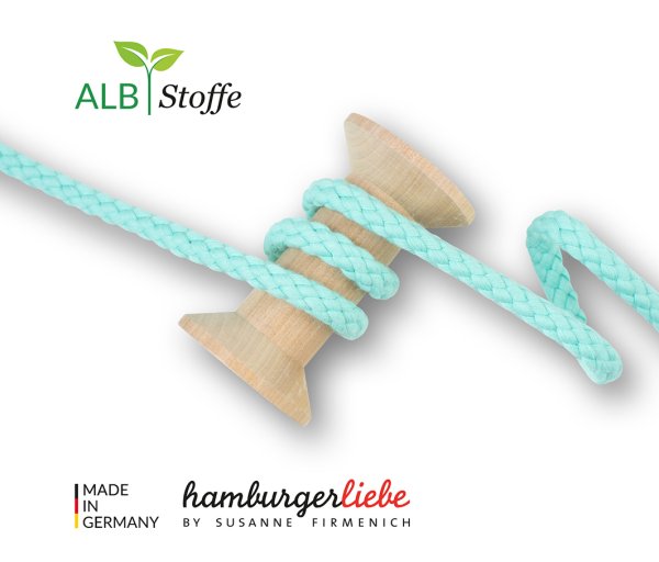 Bio Rundkordel - Twist Me - Big - 1,2 cm - A70 verdino - Albstoffe - Hamburger Liebe