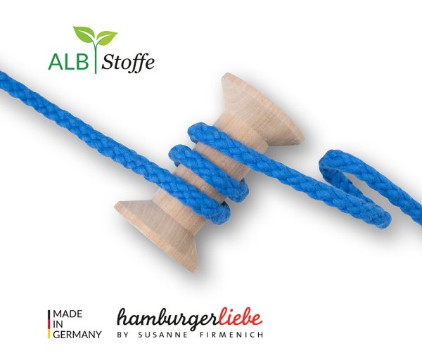 Bio Rundkordel - Twist Me - Big - 1,2 cm - A04 bluette - Albstoffe - Hamburger Liebe