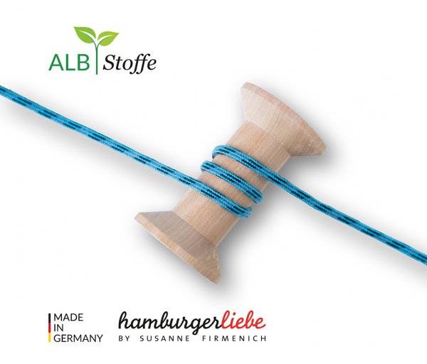 Bio Rundkordel - Twist Me - Slim - 0,5 cm - Col.1 - Albstoffe - Hamburger Liebe