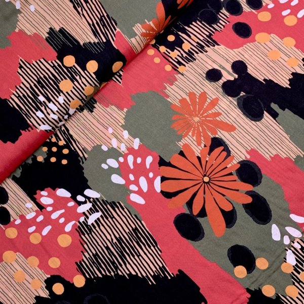 Viskose - Violet Streak - In Bloom - Cloud9 Fabrics