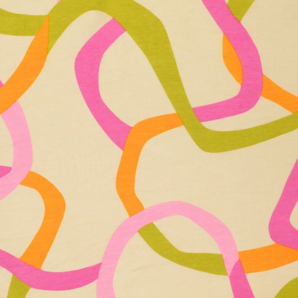 Viskose - Benoni - pink/orange