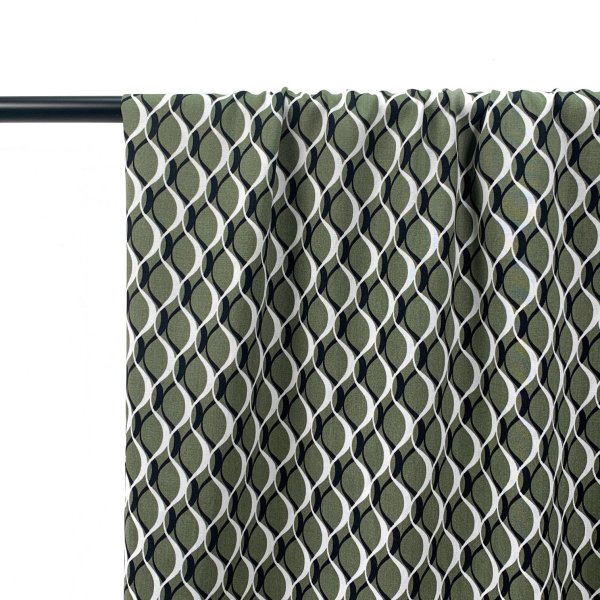 RESTSTÜCK 1,30m !!! - Viskose - Chally Waves - khaki