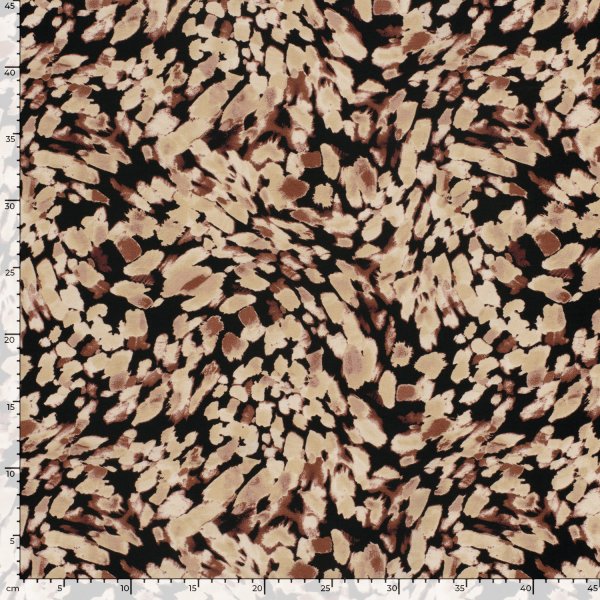 Viskose Crepe - Nanda - beige/brown