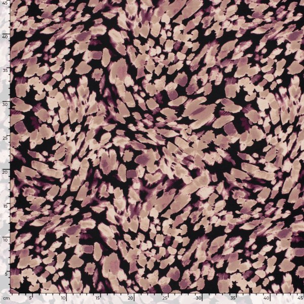 Viskose Crepe - Nanda - nude/violett