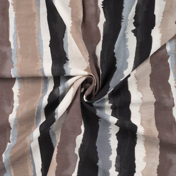 Viskose Crepe - Stripes - sand