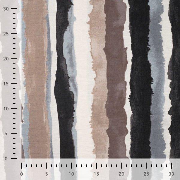 Viskose Crepe - Stripes - sand