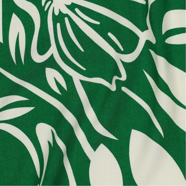 Viskose - Danae Flowers - green