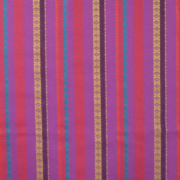 Viskose - Fancy Stripe - cyclam