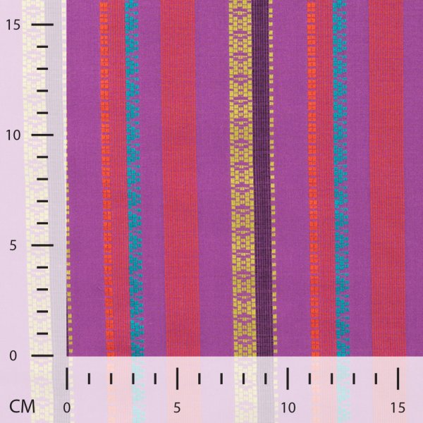 Viskose - Fancy Stripe - cyclam