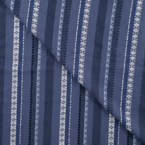 Viskose - Fancy Stripe - denim
