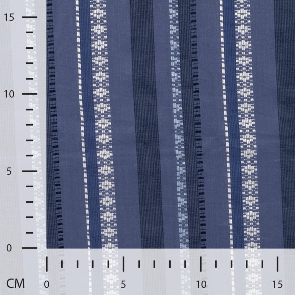 Viskose - Fancy Stripe - denim