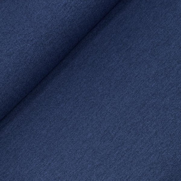 RESTSTÜCK 0,80m !!! - Viskose Feinstrick Jersey - Skale - dark blue