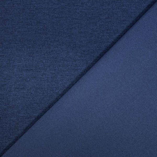 RESTSTÜCK 0,80m !!! - Viskose Feinstrick Jersey - Skale - dark blue