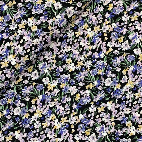 Viskose - Flora - black