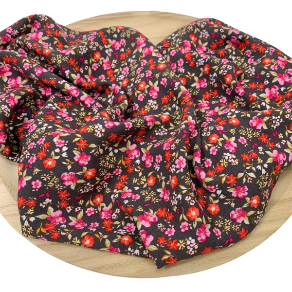 RESTSTÜCK 1,70m !!! - Viskose - Flower Indre - khaki