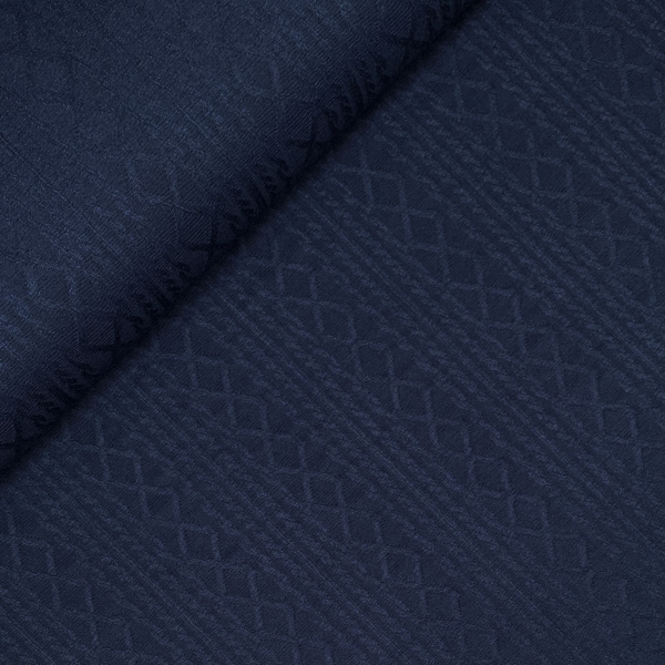RESTSTÜCK 0,50m !!! - Viskose Jacquard Jersey - Boho - marine