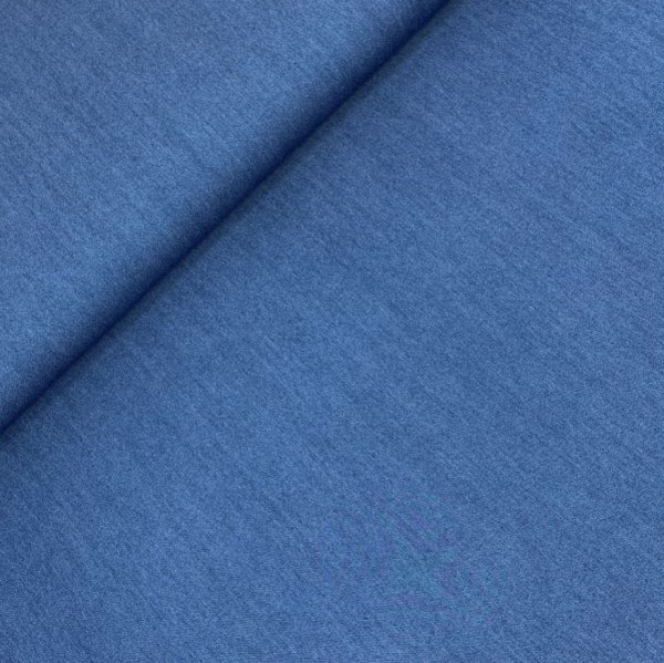 Viskose - jeans - mittelblau