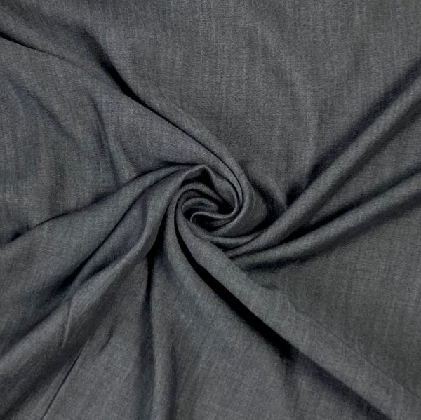 RESTSTÜCK 50cm !!! - Viskose - Jeans - schwarz