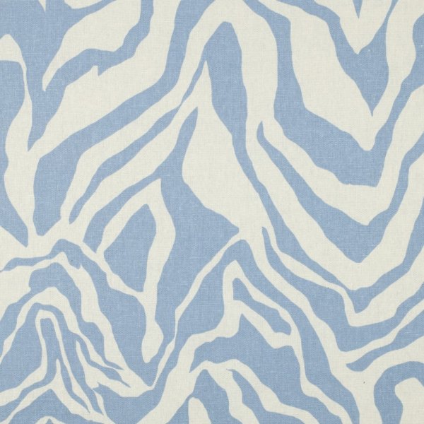 Viskose Leinen - Zebra Aliki - blue