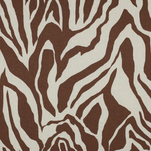 Viskose Leinen - Zebra Aliki - brown