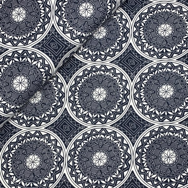 Viskose Leinen - Dionne - navy
