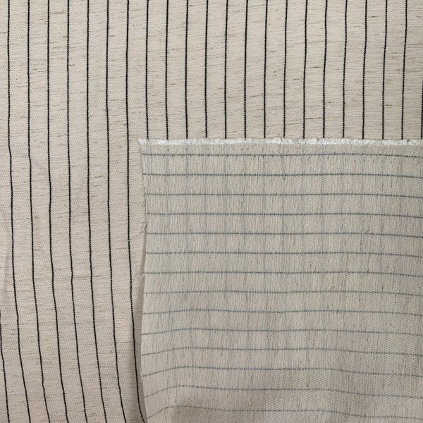 Viskose Leinen - Stripes small - nature