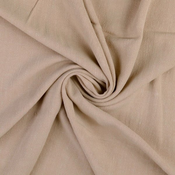 Viskose Leinen - uni - beige