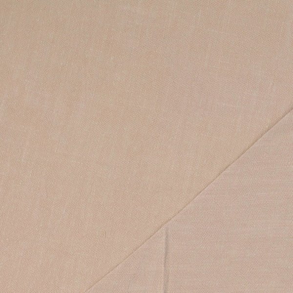 Viskose Leinen - uni - beige