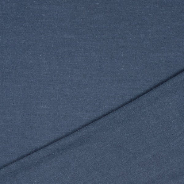 Viskose Leinen - uni - denim