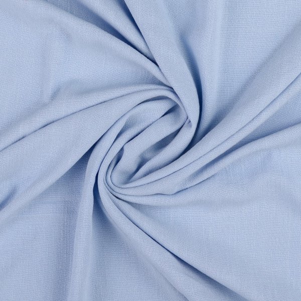 Viskose Leinen - uni - hellblau