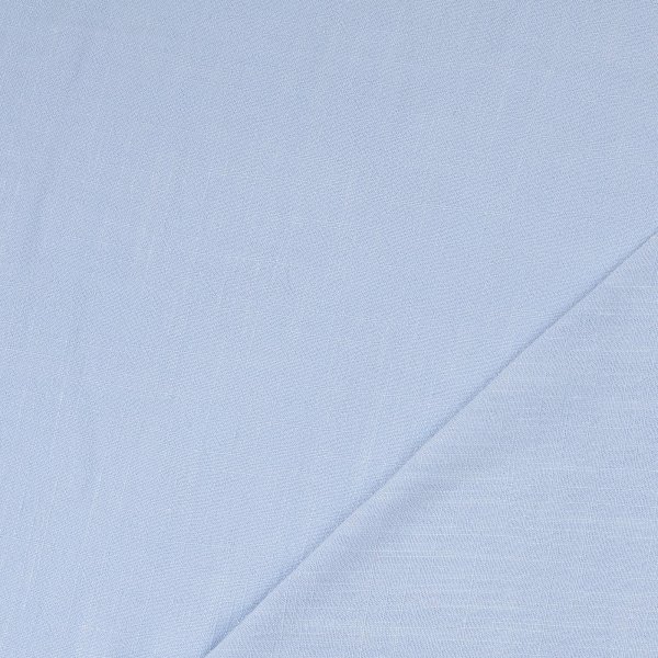 Viskose Leinen - uni - hellblau