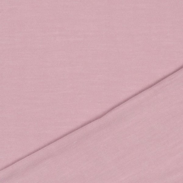 Viskose Leinen - uni - rose