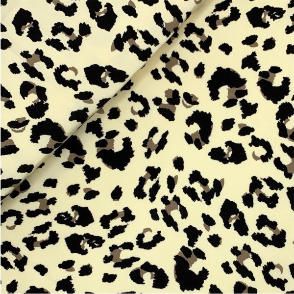 Viskose - Leoprint - beige