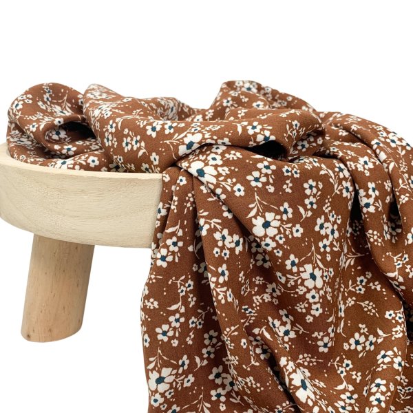 RESTSTÜCK 0,50m !!! - Viskose - Lilian - brown