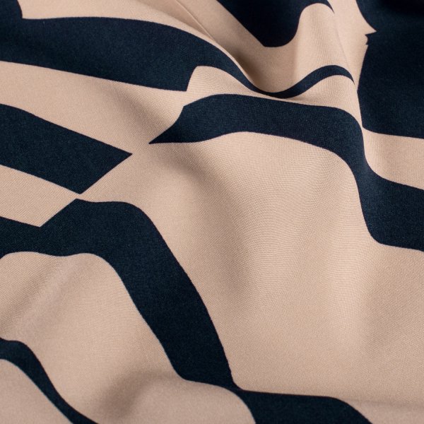Viskose - Outline - nude/navy
