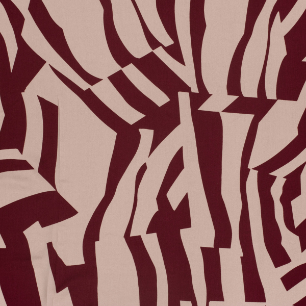 RESTSTÜCK 1,70m !!! - Viskose - Outline - rose/bordeaux